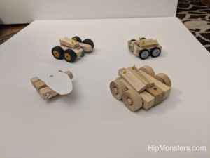 DIY Wooden Transfroming Robots.