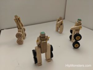 DIY Wooden Transfroming Robots.