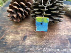 Wooden Jewelry, Necklaces, Color Splash 