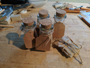 Bottles of Herbs and Flowers