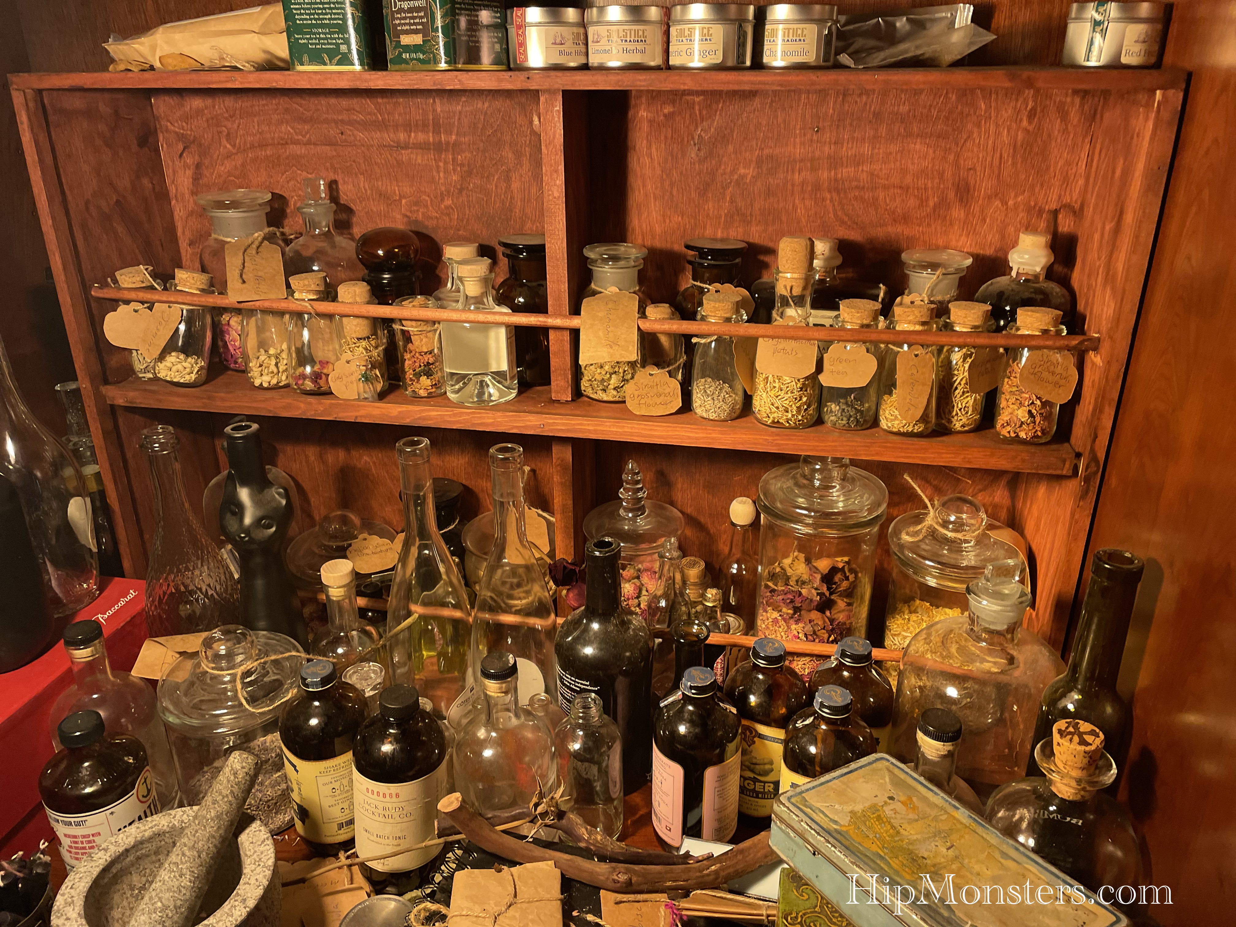 DIY apothecary cabinet 