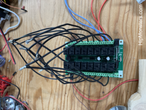 wiring for a robot control unit
