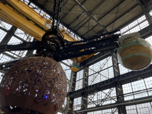 Metal orrery at Bay Area Maker Faire